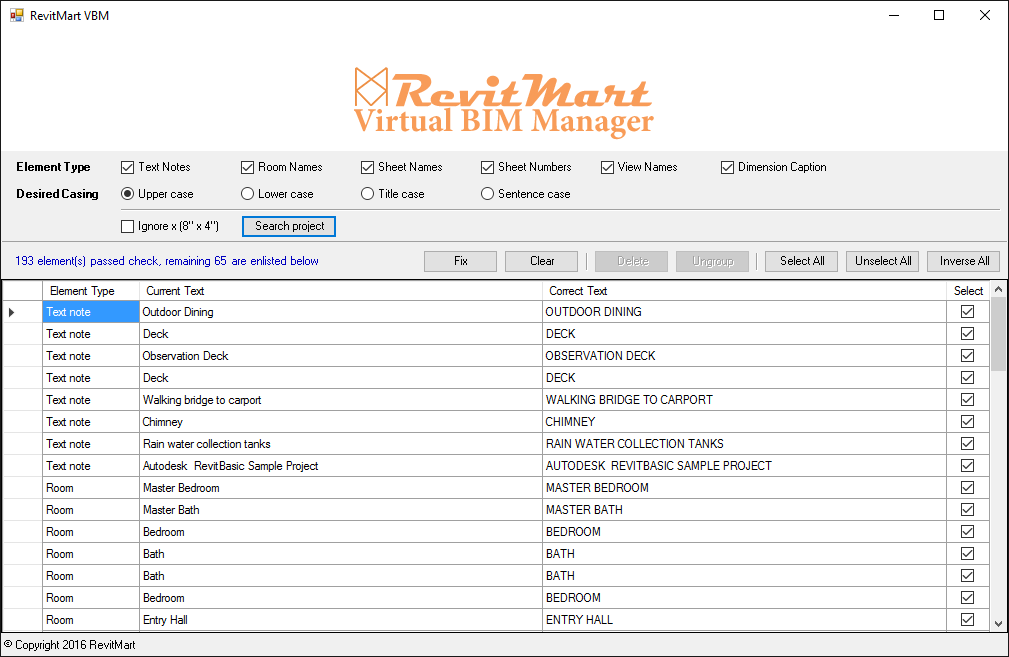 RevitMart Virtual BIM Manager